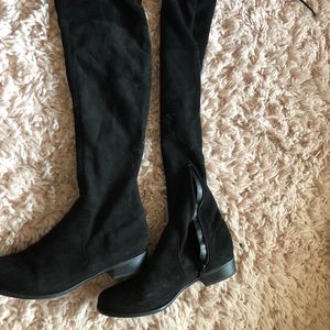 Over the knee black boots!!!